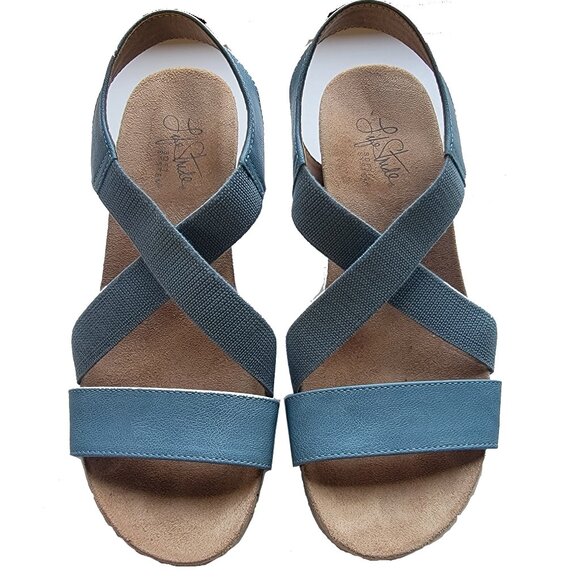 Life Stride Mexico Wedge Slingback Sandal (Sz 7M) - Picture 2 of 6